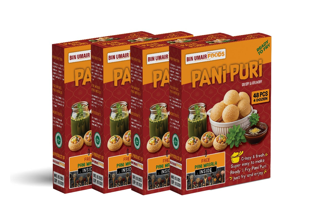 PANI PURI (BUNDLE OF 4 BOXES) | 16 DOZEN!