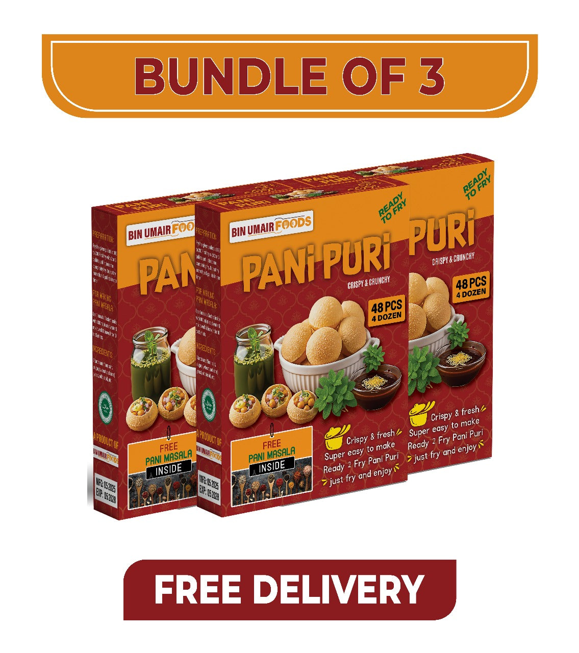 PANI PURI (BUNDLE OF 3)