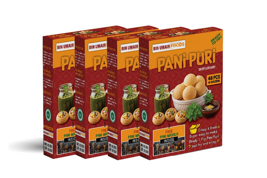 PANI PURI (BUNDLE OF 4 BOXES) | 16 DOZEN!
