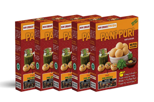 PANI PURI (BUNDLE OF 5 BOXES) | 20 DOZEN!